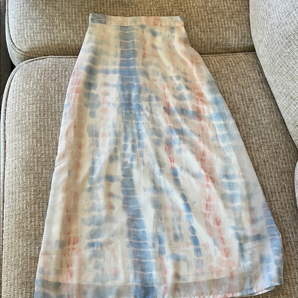 Tie-Dye Maxi Skirt